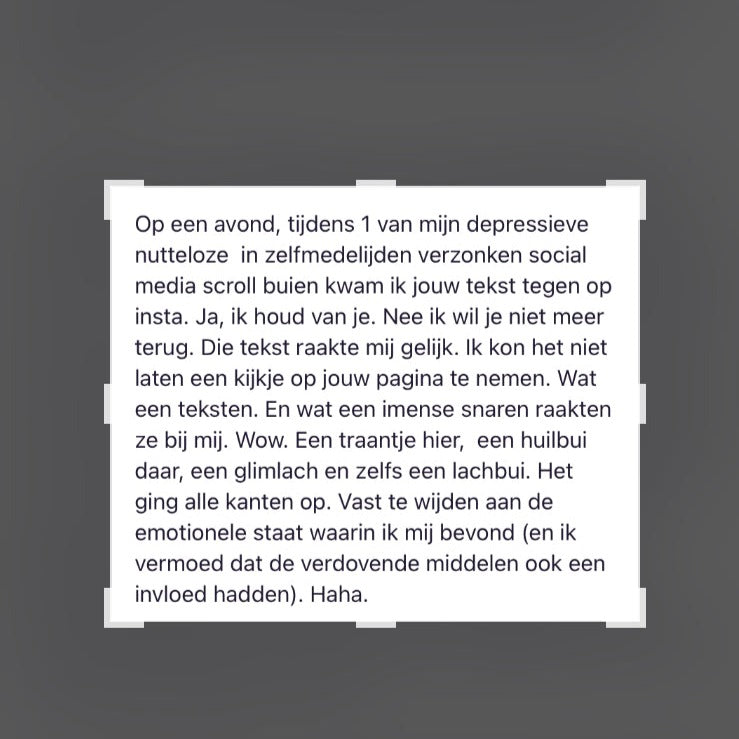 Boek - Ik hoop dat je gedachten lief voor je zijn