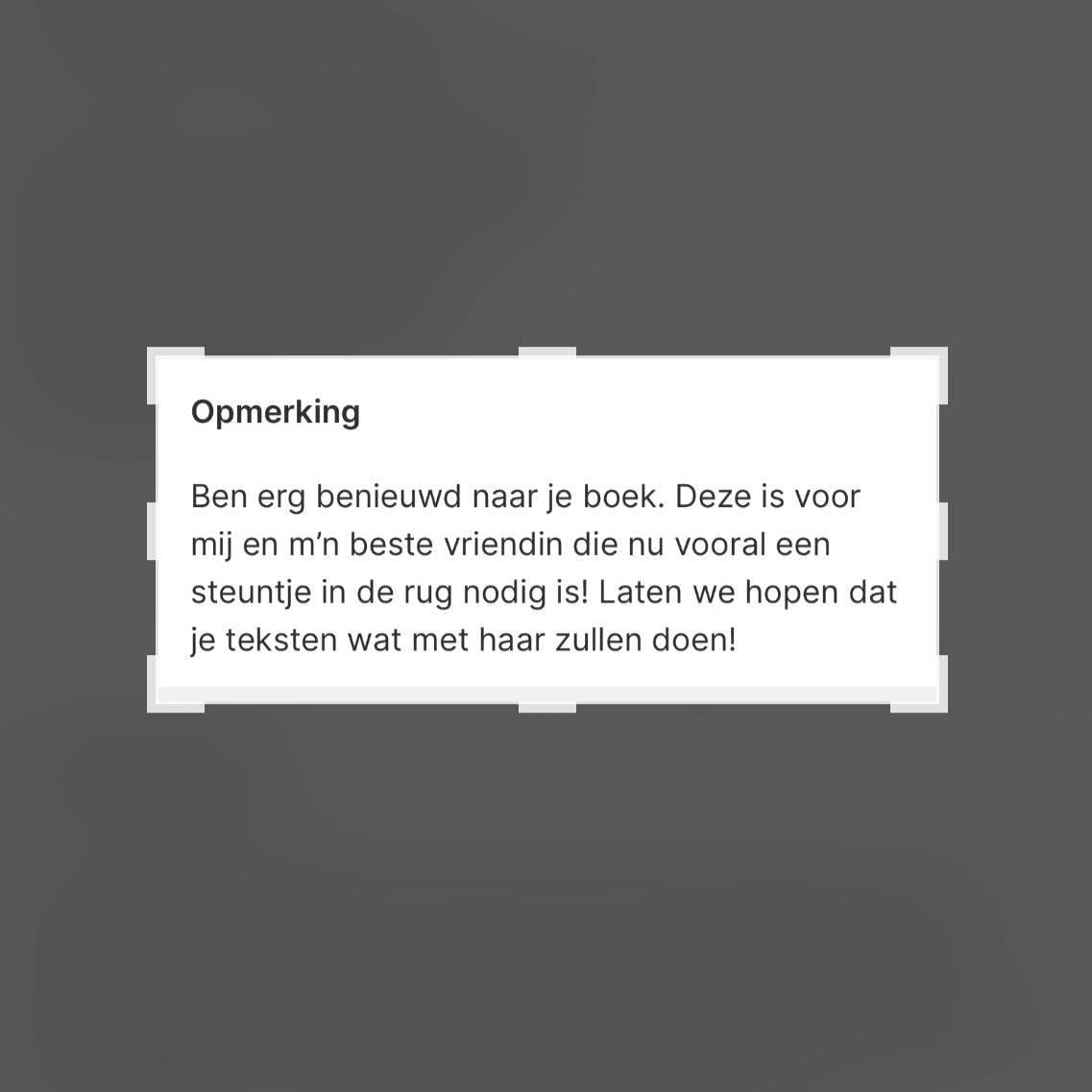 Boek - Ik hoop dat je gedachten lief voor je zijn