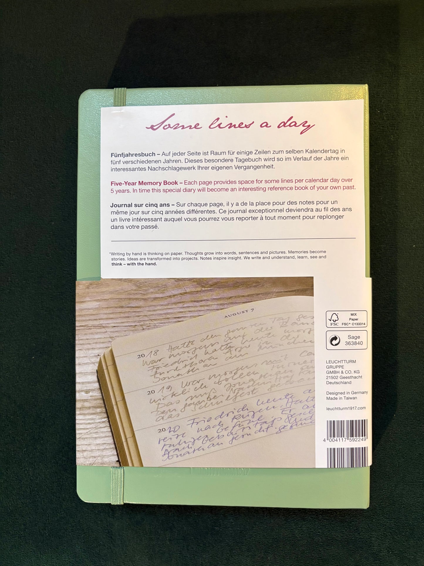 Some lines a day van Leuchtturm1917