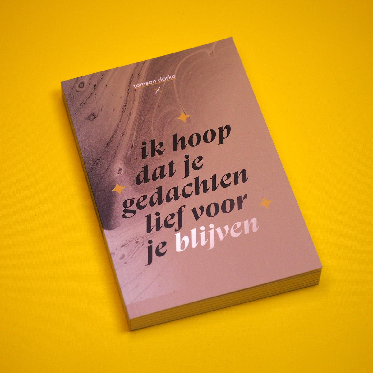 Boek - Ik hoop dat je gedachten lief voor je blijven